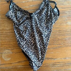 Leopard Print Bodysuit